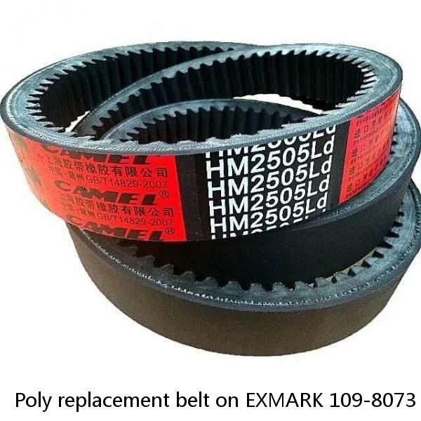 Poly replacement belt on EXMARK 109-8073 1098073 135-5774 Lazer Z with 60" decks