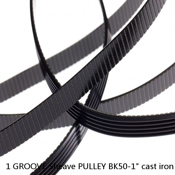 1 GROOVE Sheave PULLEY BK50-1" cast iron OD: 5" ID 1" V-Belt 4L,5L BK501 BK501