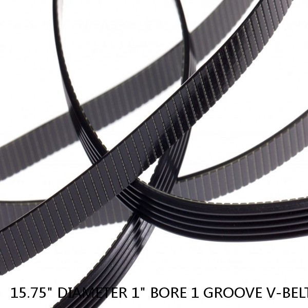 15.75" DIAMETER 1" BORE 1 GROOVE V-BELT PULLEY 1-BK160-E